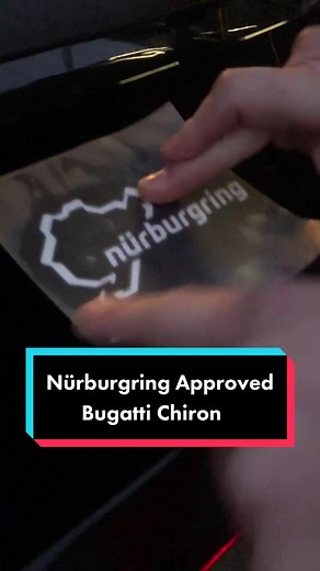 Bugatti Chiron Nürburgring Sticker - Meaning and Significance