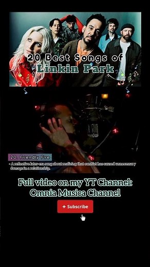 Best Songs of Linkin Park #linkinpark #top20 #bestsongs #bestmusic #numetal #shorts