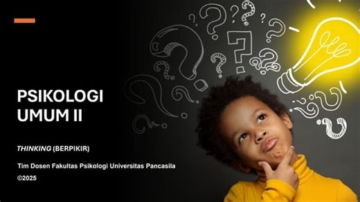 Comprehensive Overview of Thinking Processes in Psychology: Concepts, Problem Solving, Reasoning, and Creative Thinking | Seta A. Wicaksana