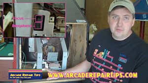 Adjusting An Arcade Monitor - Arcade Repair Tips