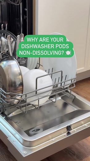 Are some of the pods not fully dissolving in the dishwasher? We know how frustrating this can be 😫 Save it for next time pods are not dissolving ✨ #cleantok #cleaningtipsandhacks #cleaningtips #dishwasherhack #dishwasher