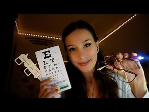 ASMR - Ton RDV chez l'opticienne 🤓 (eye exam) 🔎👁️