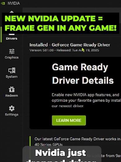 Enable Smooth Motion for NVIDIA 40 Series GPU
