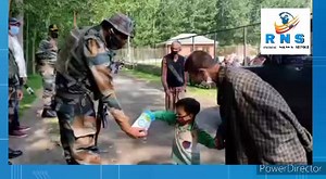 *RATION DISTRIBUTION* Danish Naseer Baramulla, June 01 (ANB): In pursuance of Indian Army's resolve to strike a chord with the local populace ,Khanpeth Army Camp of 29 Rashtriya Rifles (RR) in conjunction with Rouble Nagi art foundation carried out ration distribution to the needy. Packages consisting of essential ration was distributed at village Baliharan and Chainabal benefitting around 250 families.The event was attended by Rouble Nagi, Founder of Rouble Nagi Art foundation.Hajra begum, sarp