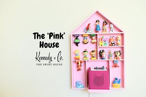 Pink House Shelf: Toniebox Speaker & Figurine Organizer - Etsy