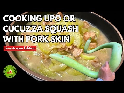 🔴 LET’S COOK CUCUZZA SQUASH: FRESH VEGETABLES FROM THE BACKYARD - ILOKANO FAVORITE #asmr