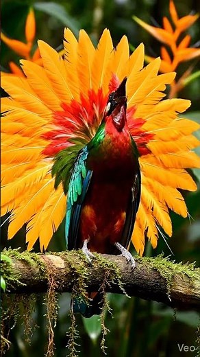 Birds of Paradise live in the rainforests of Papua and New Guinea