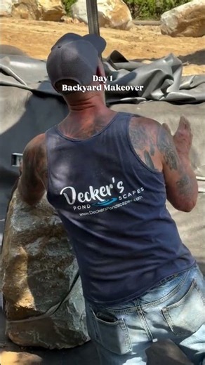 Day 1: Backyard Makeover #shorts