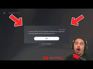 PS5 BANIDO AO VIVO - JOGADORES SENDO BANIDOS DURANTE LIVES