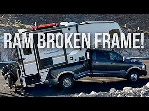 Newer RAM Dually Frame Breaks in half carrying camper! Why it happened!