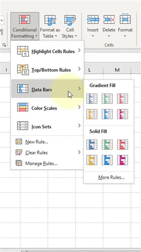 conditional formatting in Excel