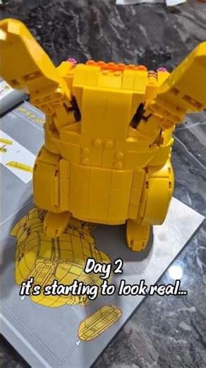 Day 2: It's Starting to Look Like Pikachu... | Pokemon LEGO
