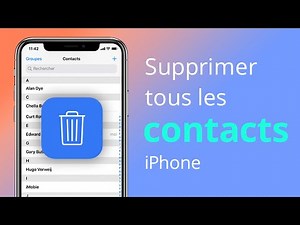 Supprimer tous les contacts iPhone