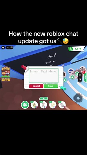 How the new roblox chat update got us #roblox #adoptme #chat | Roblox