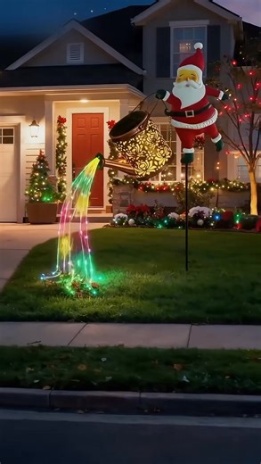 25 reactions |  【Solar-Powered Santa Lights】Charge by day, glow by night—transform your yard into a fairy-tale village! ✨ Solar-powered, zero electricity costs, no wiring needed—place them anywhere on your lawn, garden, or porch!  Auto-sensing switch—lights up automatically at dusk, maximizing the festive Christmas vibe! ️ IP44 waterproof and rustproof, shines all winter long even in -20°C extreme cold! | Sempornai | Facebook