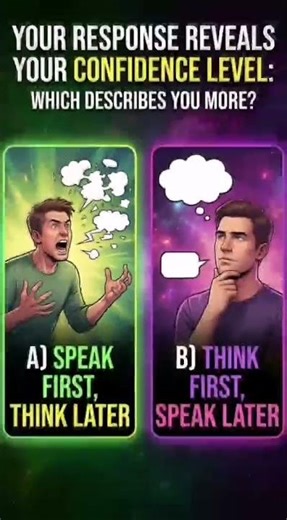 Speak First vs Think First | Personality & Communication Style | A or B Confidence Test