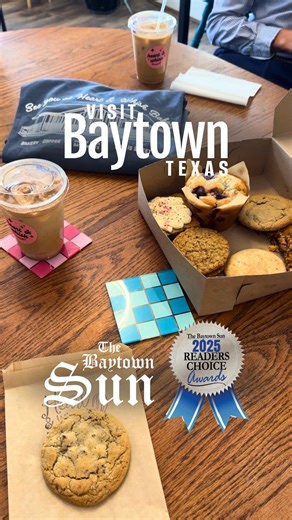 🍰 Heart & Whisk Bakery ☕ 4618 N Main St 🧁 Baytown’s Best Eats — BAKERY & COFFEE SHOP — Voted by Locals! 🍽️⭐ Discover the full Readers’ Choice lineup at baytownsun.com/app/ReadersChoice2025full.pdf , and explore even more dining favorites at visitbaytown.com/dine 🏆✨ Stay connected with The Baytown Sun at baytownsun.com/subscribe | Visit Baytown TX