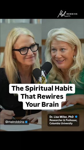 70K views · 1.3K reactions | If you've ever wondered about the connection between mental health and spirituality, the science is undeniable. This episode of The Mel Robbins Podcast with Dr. Lisa Miller, the world's lea#70 | The Melrobbins | Facebook
