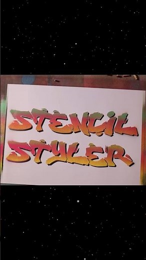 How to Make Cool Graffiti Stencil at Home!