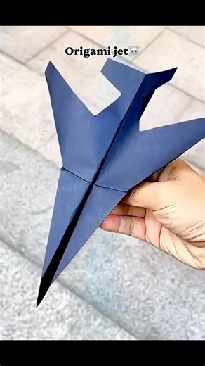 Origami Stealth Jet Paper Airplane | How to Make a Paper Jet ✈️ #complexorigami