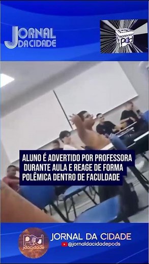 ALUNO PROTAGONIZA EPISÓDIO GRAVE E GERA INDIGNAÇÃO EM SALA DE AULA