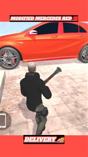 🚗 New Modified Mercedes Red Delivery | Indian Theft Auto Simulator Gameplay #shorts #indiantheftauto