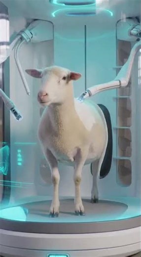 Futuristic Machine Shears a Sheep With Zero Stress — Ultra-Precise & Humane!