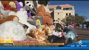 Police deliver teddy bears to Rady Children's Hospital
