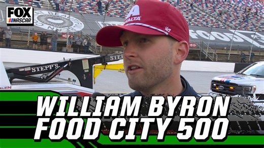 Food City 500: William Byron post-race interview | NASCAR on FOX