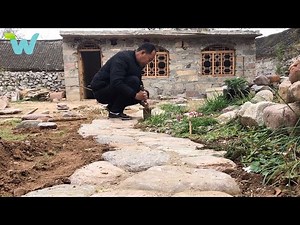 The man builds and renovates a house with stone in the countryside Part3 | WU Vlog
