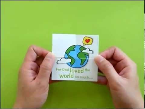 Child Evangelism Tool - Share the gospel with kids using the John 3:16 FlipAbout