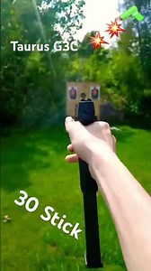 Taurus G3C 32 round pro mag first shots #guntuber #taurusg3c #taurusgang #shortvideo #shortsfeed