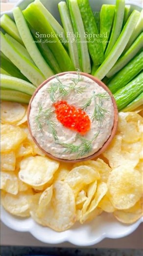 Smoked Salmon & Trout Spread | Easy Appetizer Recipe #shorts #food #cooking #recipe
