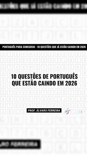10 Questões de Português para Concursos em 2026