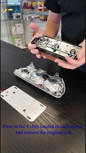 Assembling video - LED emitter for Scania ceiling lamp