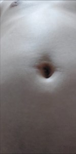 Extremely stuffed belly