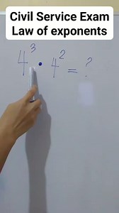 35K views · 720 reactions | Civil Service Exam #civilserviceexam #math #cscexam #mathematics #exponents | Civil Service Exam Reviewer BY Janice De Herce | Facebook