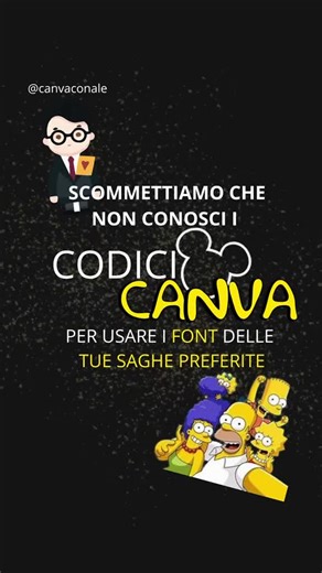 💬Commenta “FONT” e ti invio i codici dei font anche in privato senza che ti sbatti a copiarli. Canva ha un’infinità di caratteri segreti per gli amanti di serie e film iconici come Harry Potter, Pokémon, Super Mario, Dragon Ball Z e molti altri che puoi utilizzare nei tuoi progetti! Qui te ne lascio alcuni STUPENDI che spero ti aiutino a rendere le tue grafiche pazzesche. 👉🏻 Harry Potter 👉🏻 Spongebob 👉🏻 Super Mario 👉🏻 Minecraft 👉🏻 Pokémon 👉🏻 Dragon Ball Z 👉🏻 Topolino 👉🏻 Lego 👉�