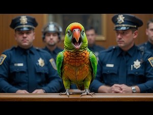CRAZY PARROT ROASTS COPS IN COURTROOM! 😂 Funniest Police Interrogation Ever Caught on Camera!