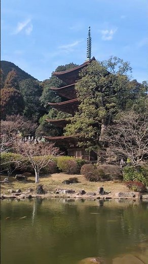国宝 瑠璃光寺 五重塔 山口県 national treasure Five-storied pagoda