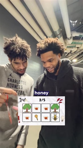 Charlotte Hornets on Instagram: "had to lock in on this one😂 — @bluecrossnc"