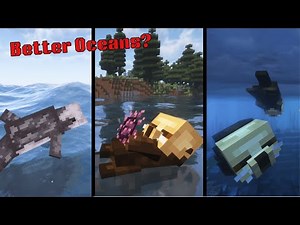 What If Minecrafts Ocean Had This?!? (Wonderous Sea Mod)