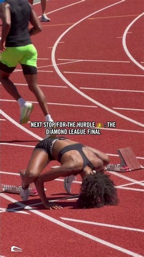 Masai Russell 🤝 Diamond League Final