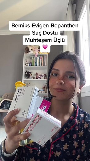 Saç Bakımı için Bemiks ve Bepanthen Kullanımı