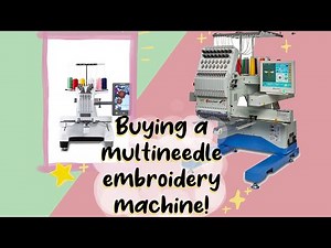 Buying first Multineedle Embroidery machine for small business