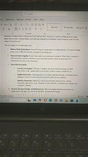 Normalization in SQL