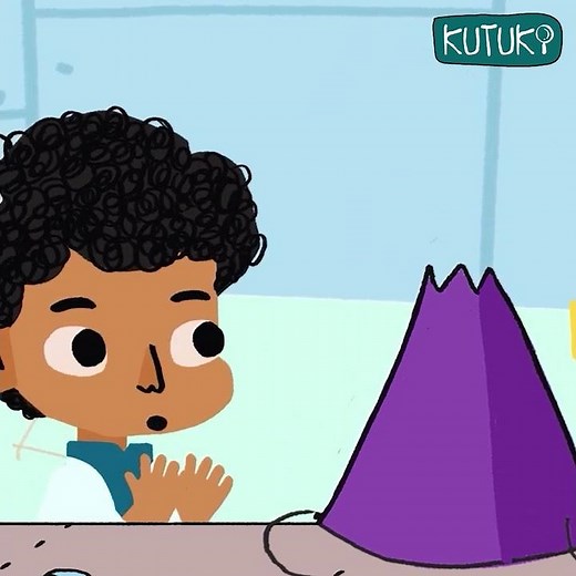 DIY Soda Volcano Eruption! 🌋 Science Experiment for Kids #shortsfeed #scienceexperiment #cartoons
