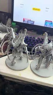 Norm assimilator and norn emissary done printed #tyranids #warhammer #miniature #tabletopgames