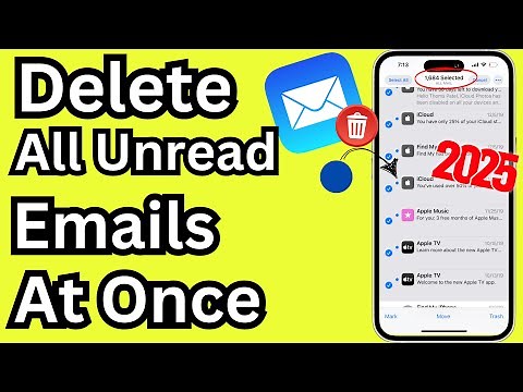 How To Delete All Unread Emails On iPhone (iOS 18.5) | iPhone 16 (Pro, Pro Max), 15, 14, 13