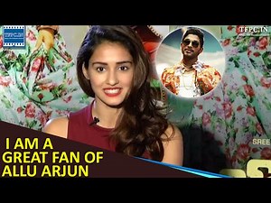 I Am A Great Fan Of Allu Arjun Says Loafer Movie Heroine Disha Patani | TFPC